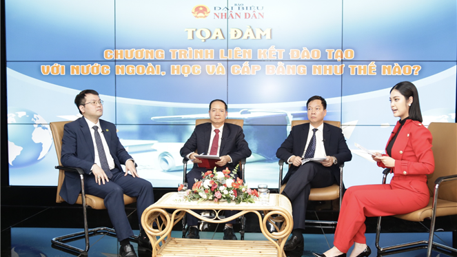 Tọa đàm “Chương trình liên kết đào tạo với nước ngoài: Học và cấp bằng như thế nào?”