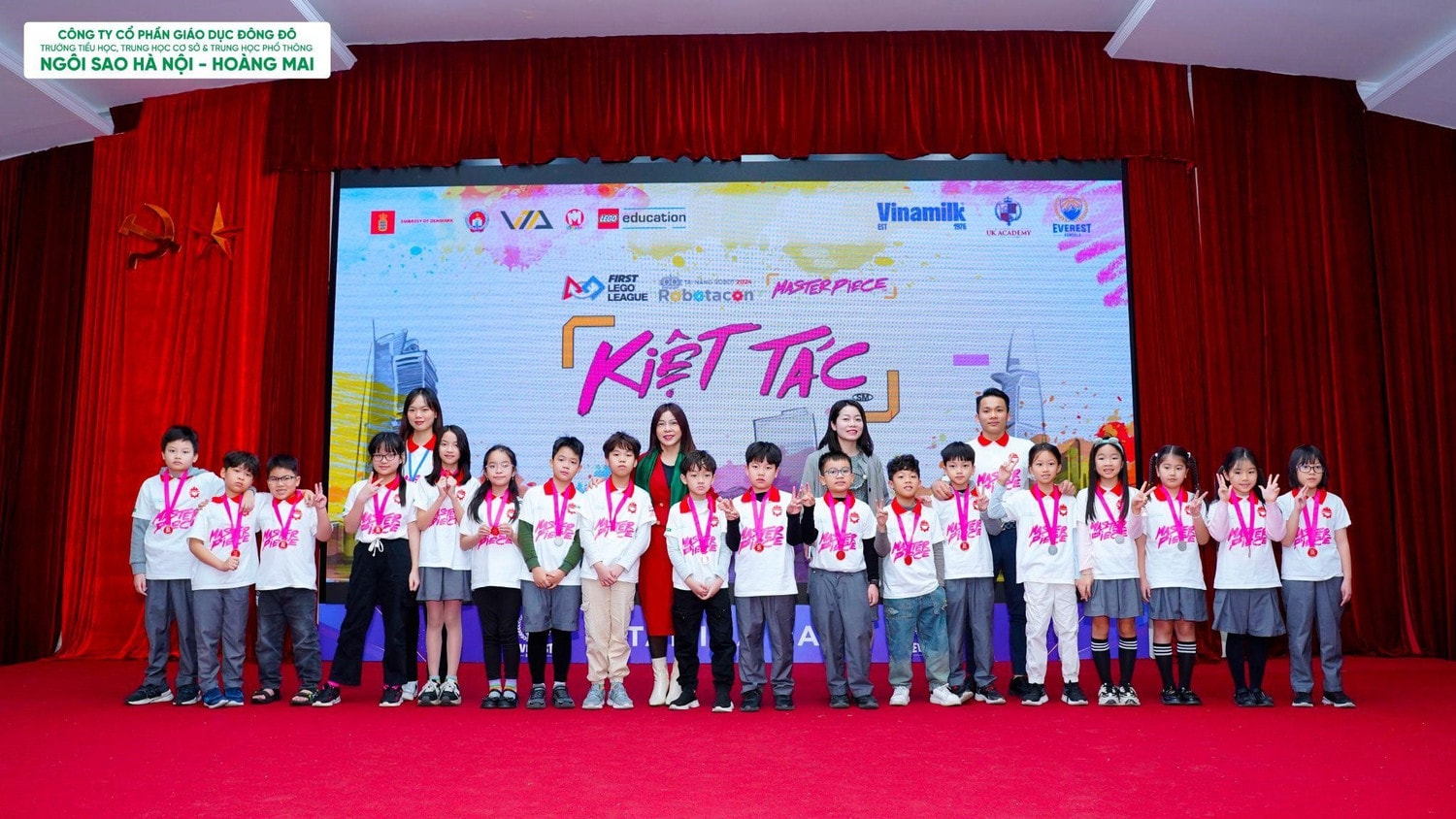 Ngôi Sao Hà Nội - Hoàng Mai Vinh Dự Đại Diện Việt Nam Thi Đấu “FIRST LEGO LEAGUE 2024” Thế Giới -0