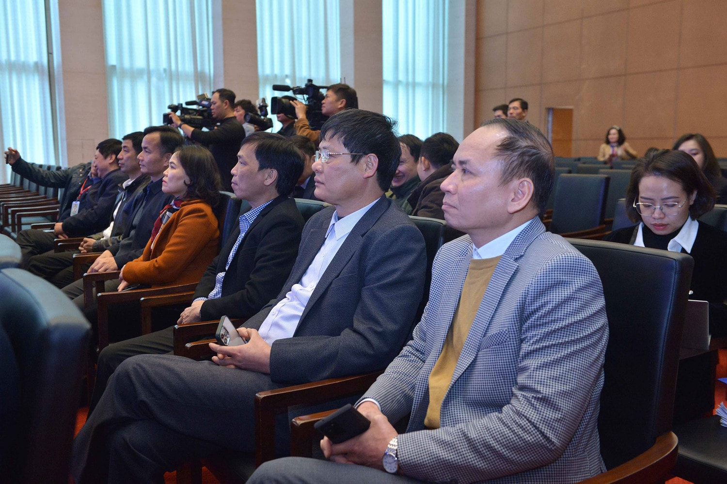 Chủ tịch Quốc hội Vương Đình Huệ dự lễ phát động Cuộc vận động sáng tác ca khúc về Quốc hội và Hội đồng Nhân dân -0