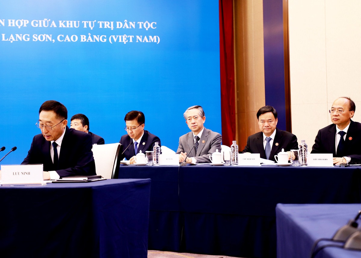 Hội nghị gặp gỡ đầu Xuân giữa Bí thư Tỉnh ủy Hà Giang, Quảng Ninh, Lạng Sơn, Cao Bằng (Việt Nam) và Bí thư Khu ủy Khu tự trị dân tộc Choang, Quảng Tây (Trung Quốc) -0