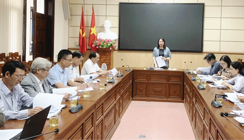 Thường trực HĐND tỉnh giám sát việc giải quyết kiến nghị của cử tri tại Kỳ họp thứ 6, HĐND tỉnh Khóa VIII - ảnh: Lê Thọ 