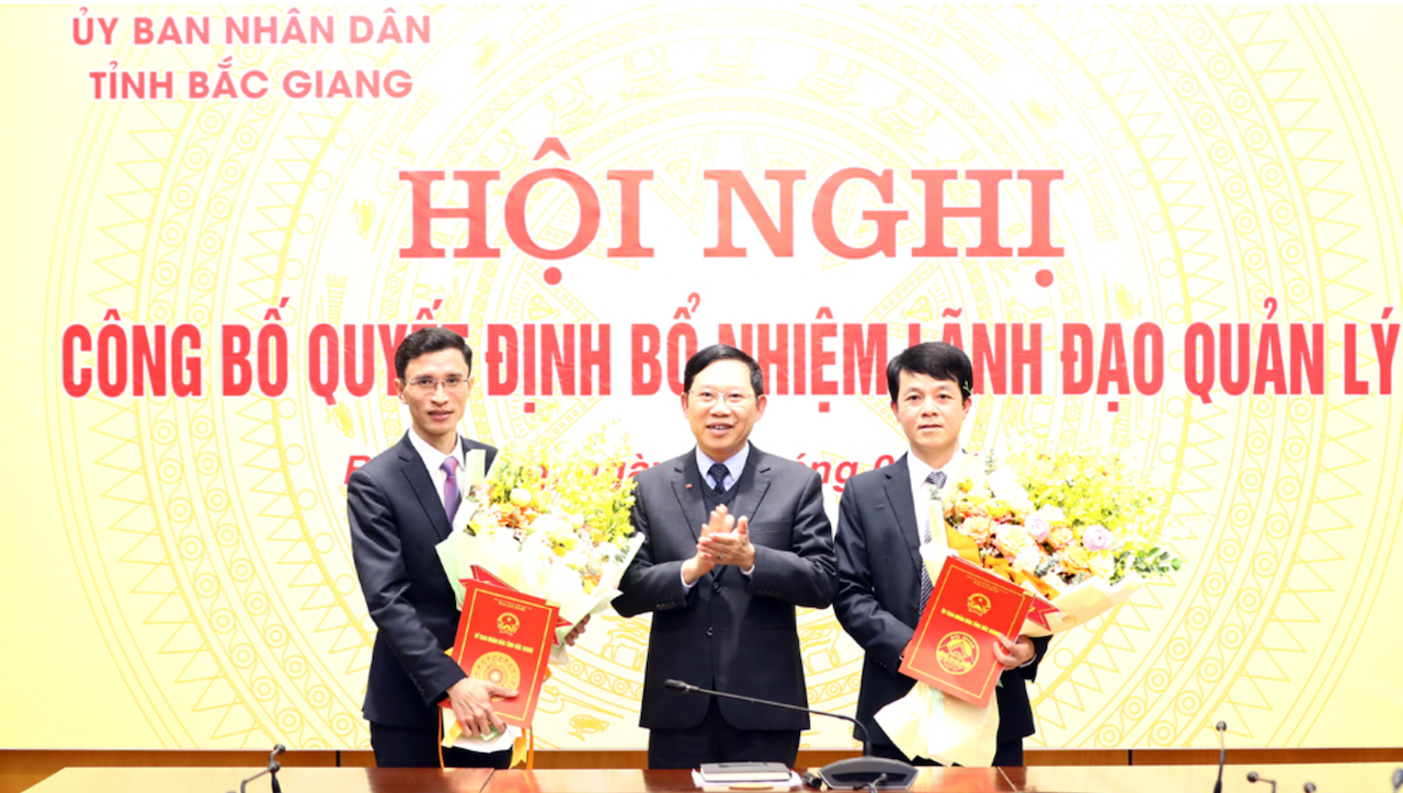 Bắc Giang bổ nhiệm hai tân Giám đốc Sở -0