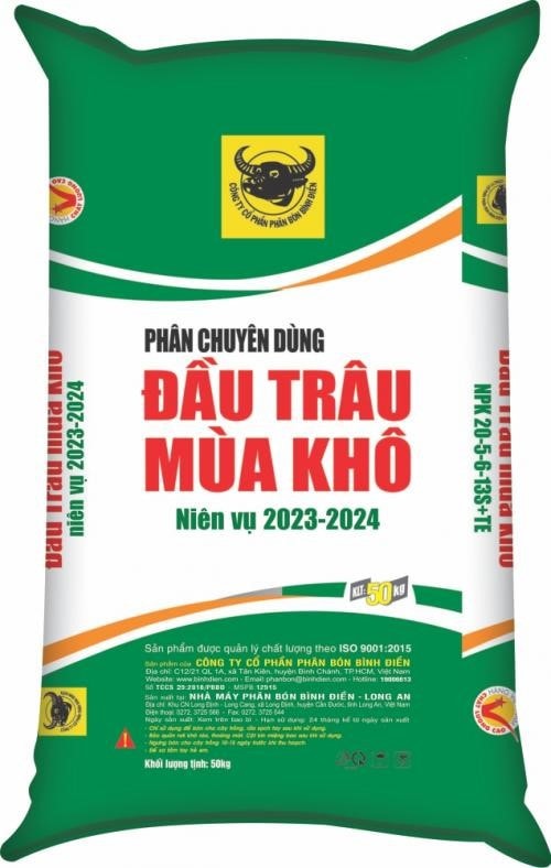 Phân bón Đầu Trâu mùa khô giúp cây trồng cho năng suất, chất lượng cao. Ảnh: ITN