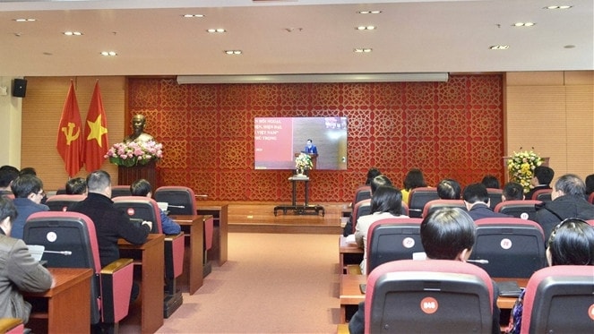 Hội nghị phổ biến, quán triệt nội dung 2 cuốn sách mới của Tổng Bí thư Nguyễn Phú Trọng về công tác đối ngoại và phát huy đại đoàn kết dân tộc