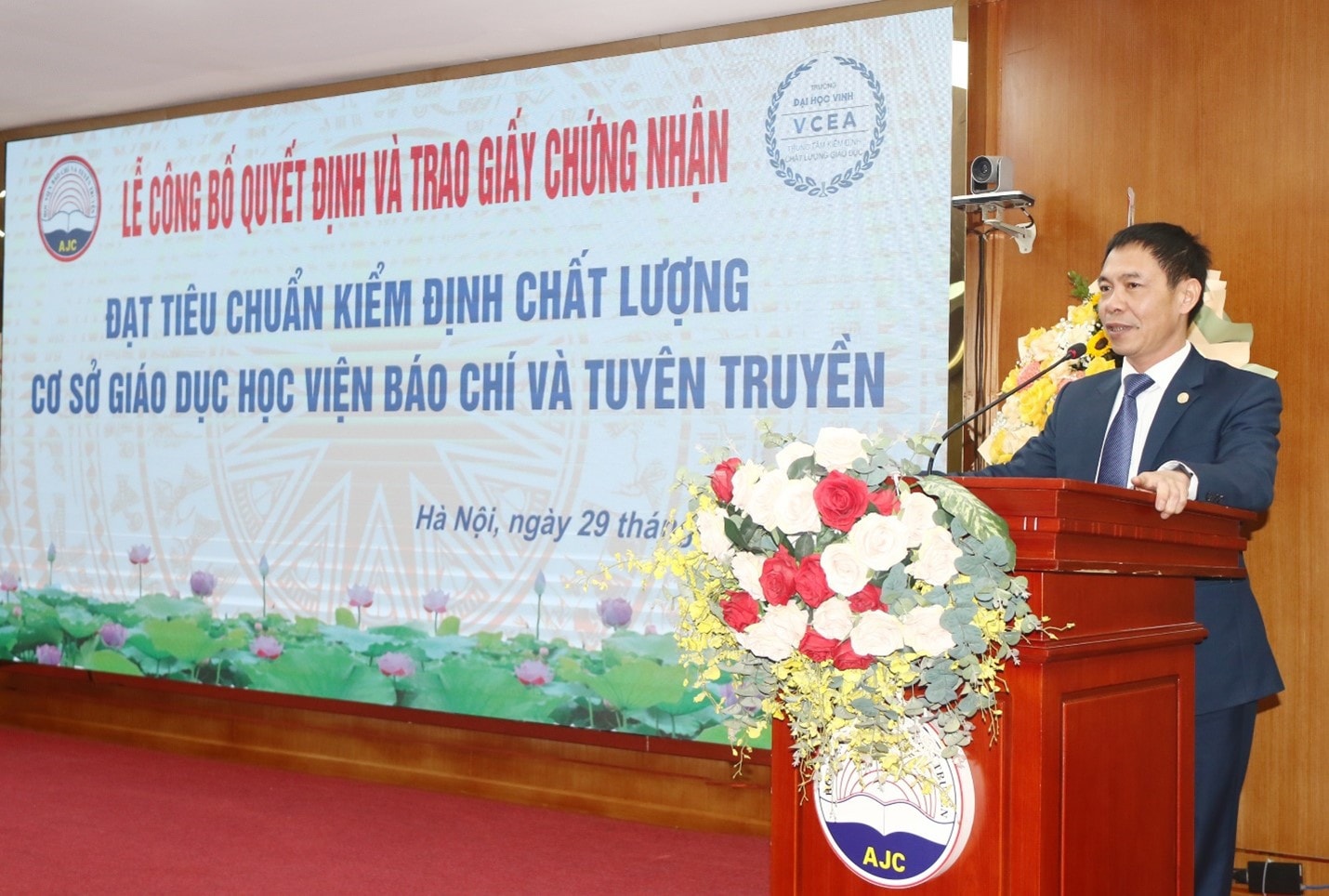 Học viện Báo chí và Tuyên truyền đạt tiêu chuẩn kiểm định chất lượng cơ sở giáo dục -0
