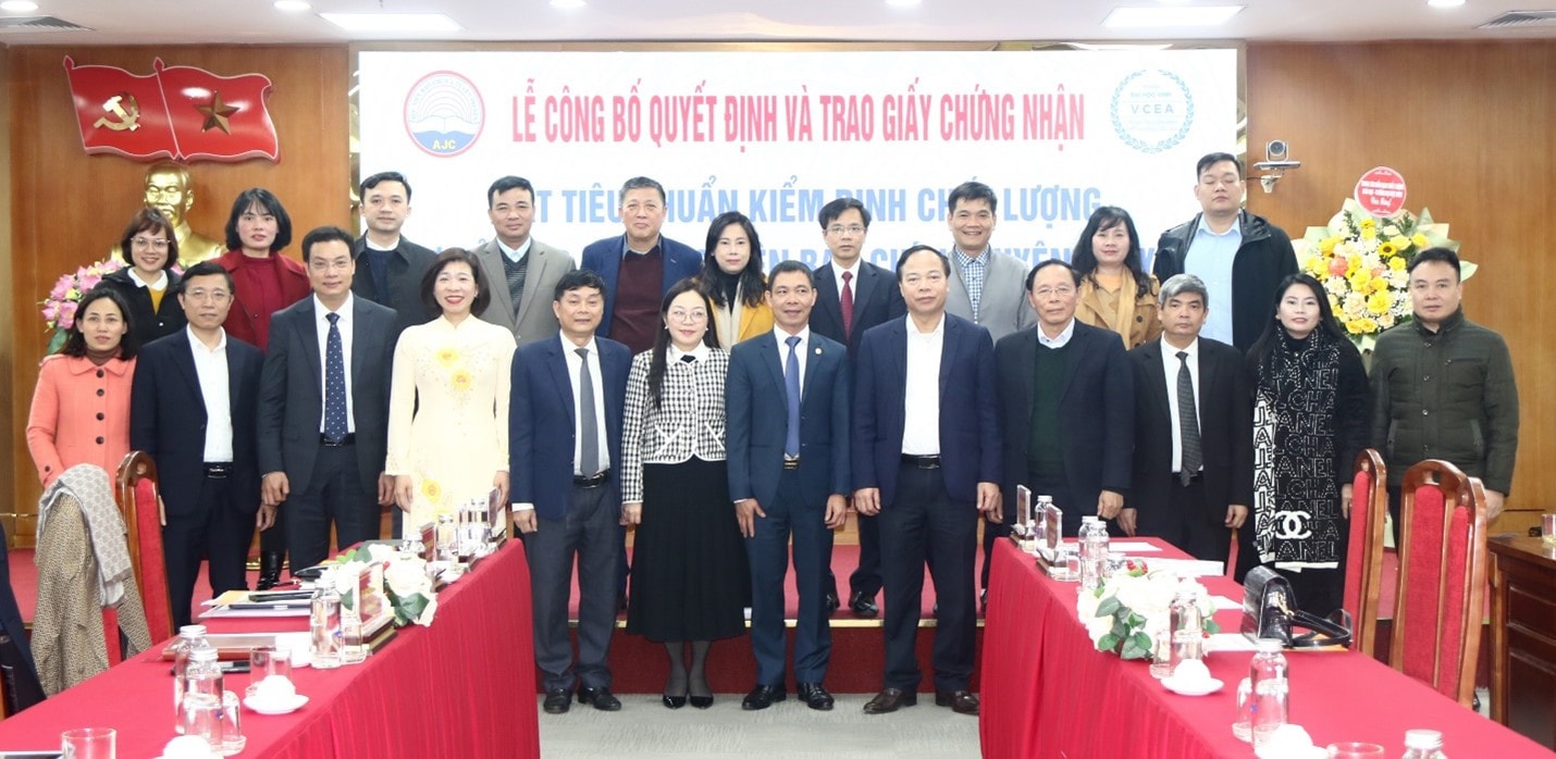 Học viện Báo chí và Tuyên truyền đạt tiêu chuẩn kiểm định chất lượng cơ sở giáo dục -0