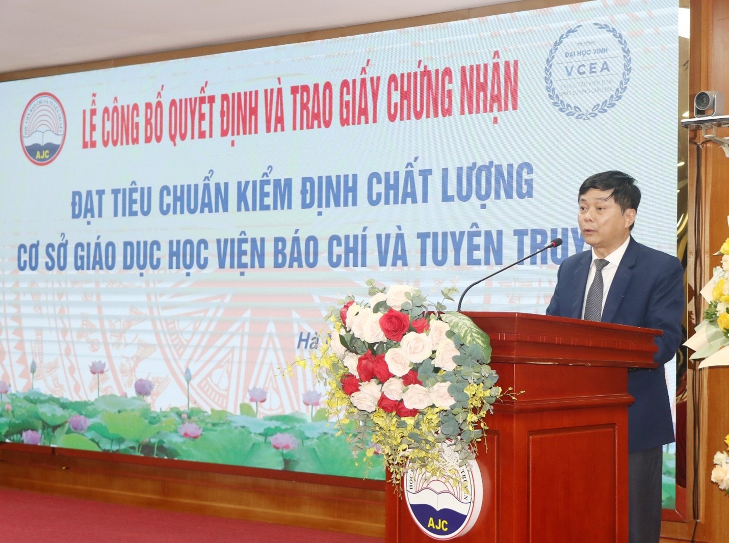 Học viện Báo chí và Tuyên truyền đạt tiêu chuẩn kiểm định chất lượng cơ sở giáo dục -0