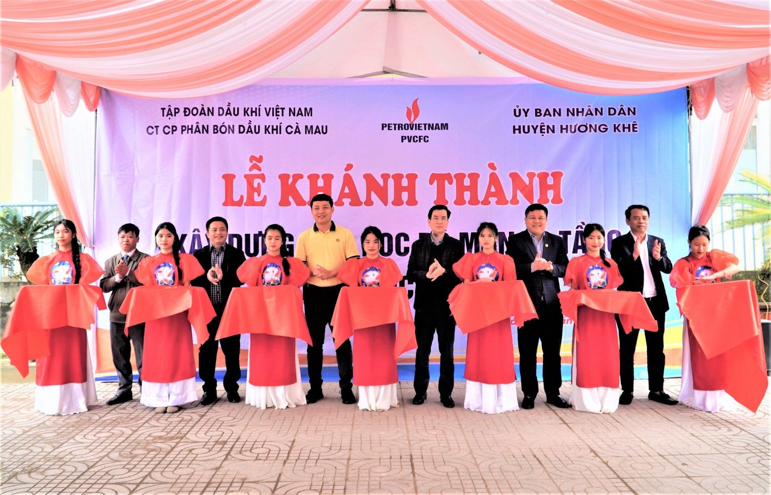PVCFC tài trợ 5 tỷ xây dựng 8 phòng học tại trường THCS Hà Linh -0