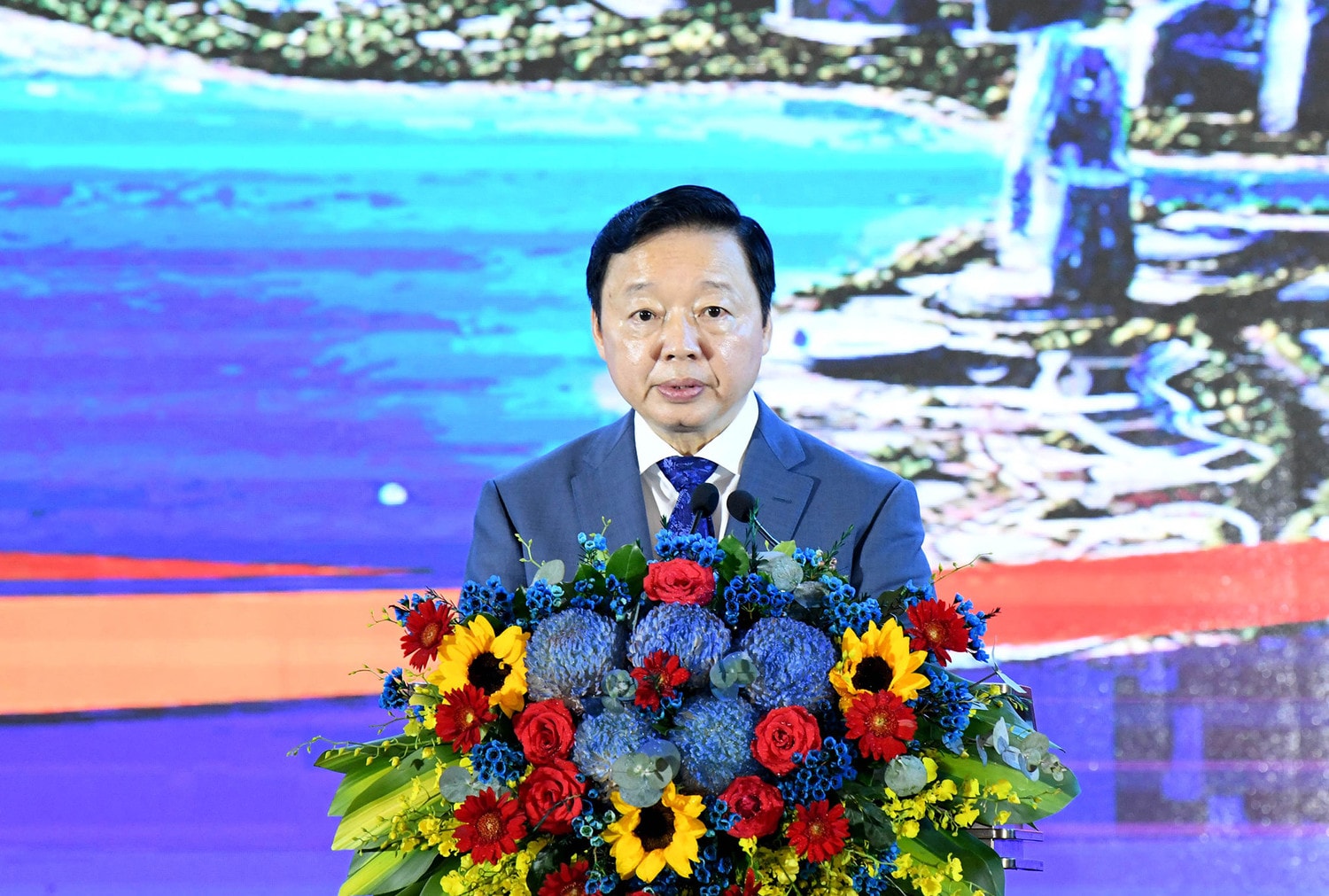 Chủ tịch Quốc hội Vương Đình Huệ dự lễ công bố Quyết định phê duyệt Đồ án Quy hoạch chung đô thị mới Cam Lâm, tỉnh Khánh Hòa -0