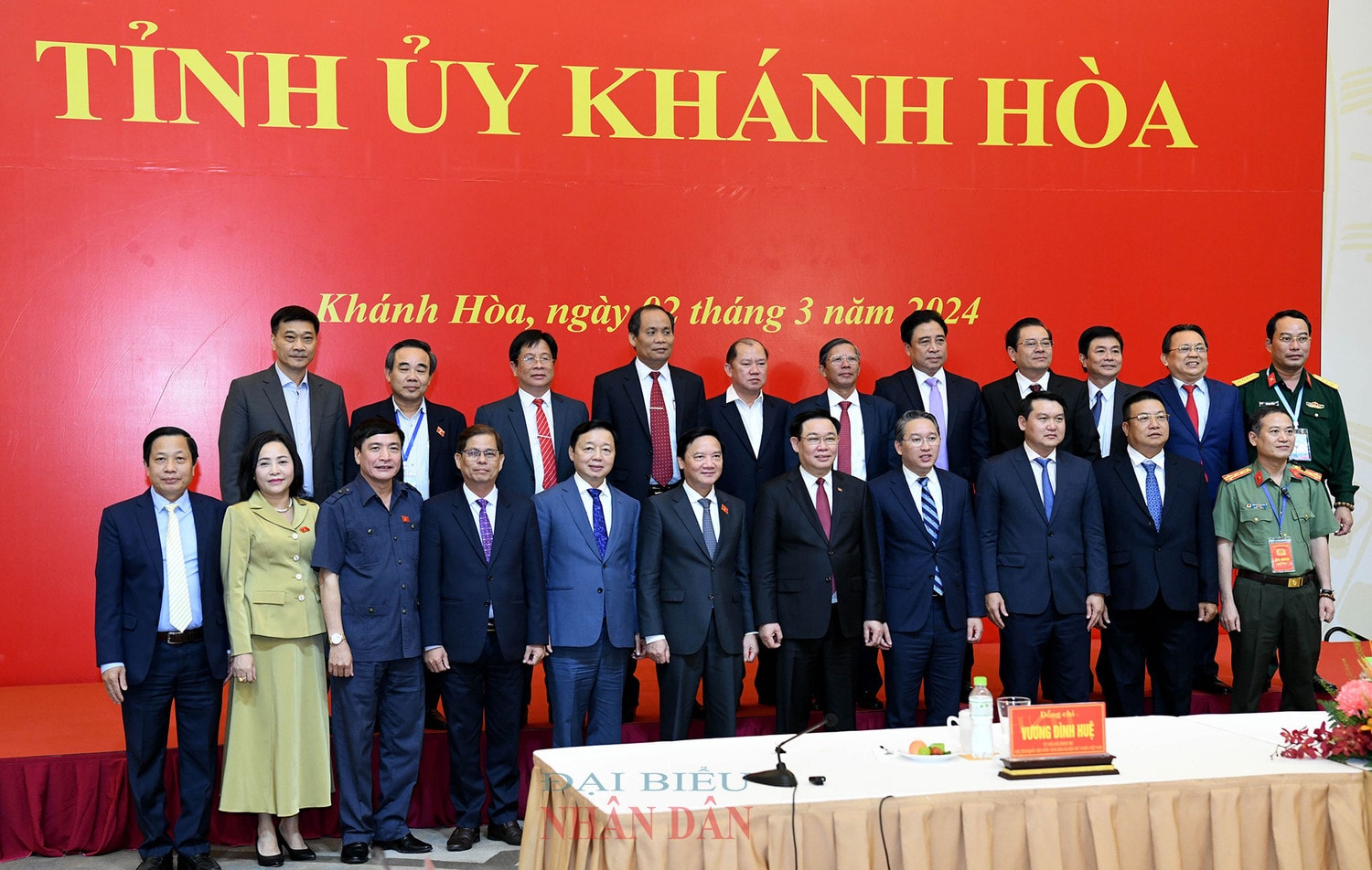 Chủ tịch Quốc hội Vương Đình Huệ làm việc với Ban Thường vụ Tỉnh ủy Khánh Hòa -0