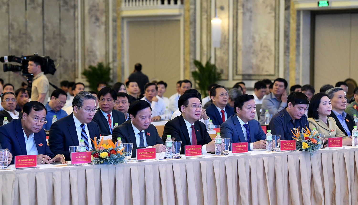 Chủ tịch Quốc hội Vương Đình Huệ dự lễ công bố Quyết định phê duyệt Đồ án Quy hoạch chung đô thị mới Cam Lâm, tỉnh Khánh Hòa -0