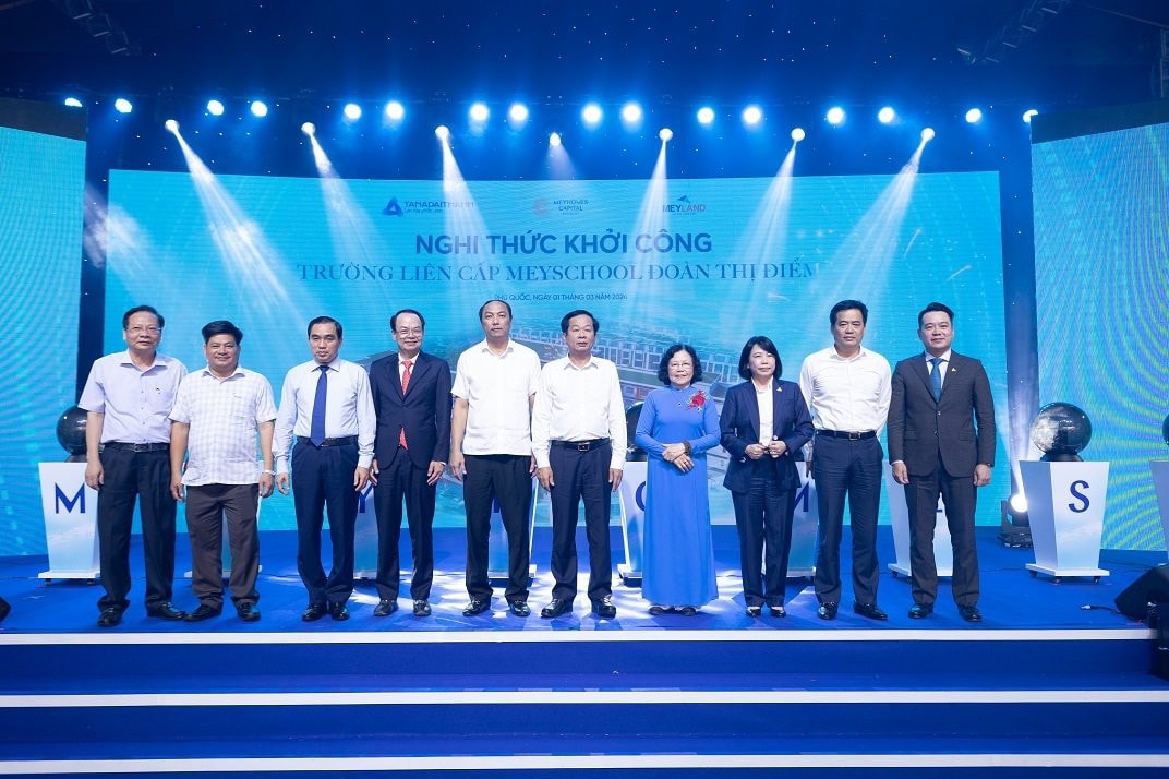 Khởi công trường liên cấp MeySchool Đoàn Thị Điểm tại MeyHomes Capital Phú Quốc -0