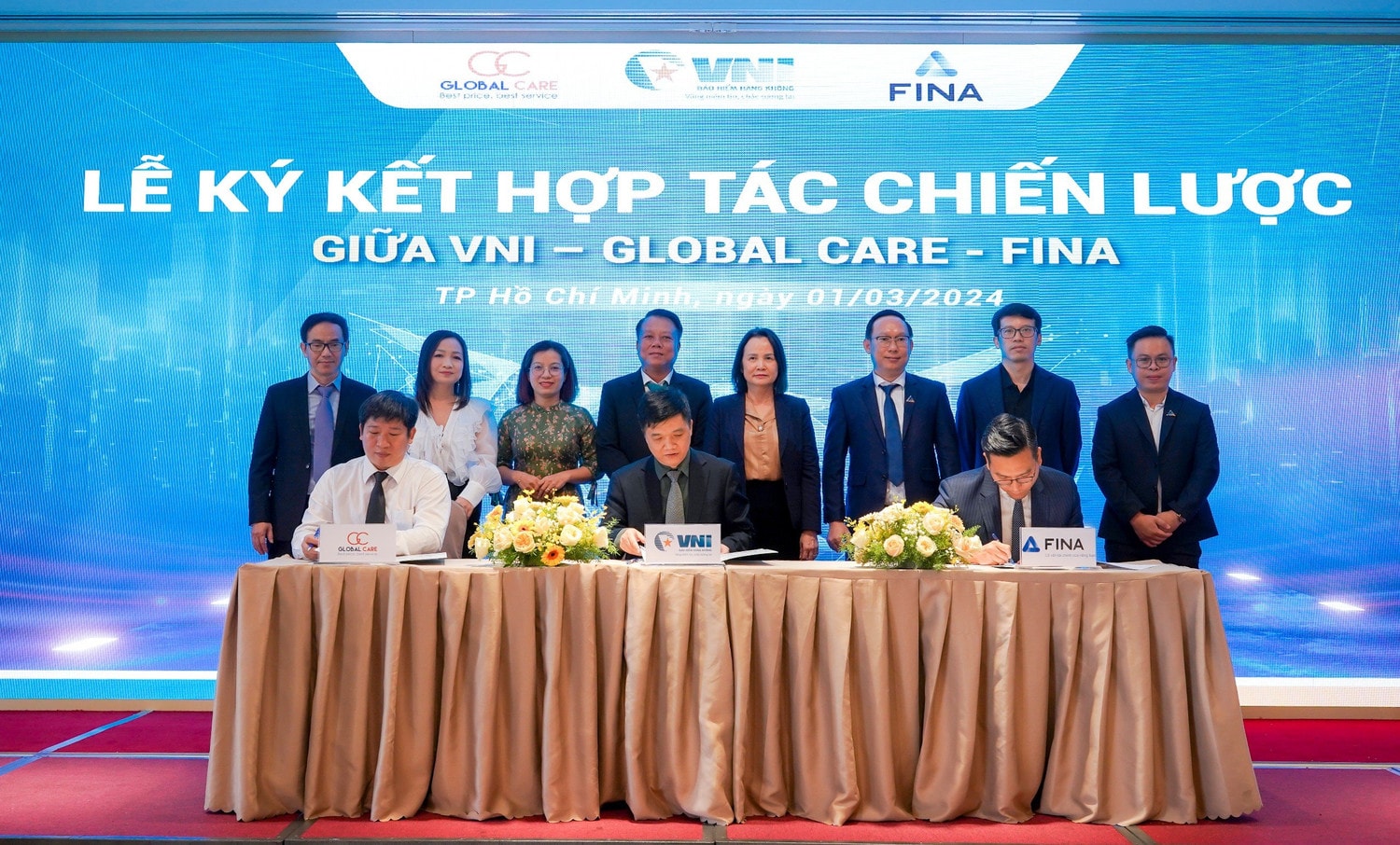 Liên minh Global Care – VNI – FINA tặng 300.000 gói trải nghiệm bảo hiểm cháy nổ bắt buộc cho khách hàng của Tập đoàn Đất Xanh -0