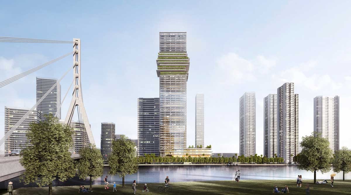 Ồ ạt huy động 12.000 tỷ đồng trái phiếu,  Capitaland Tower hiện tại đang thuộc sở hữu của ai? -0