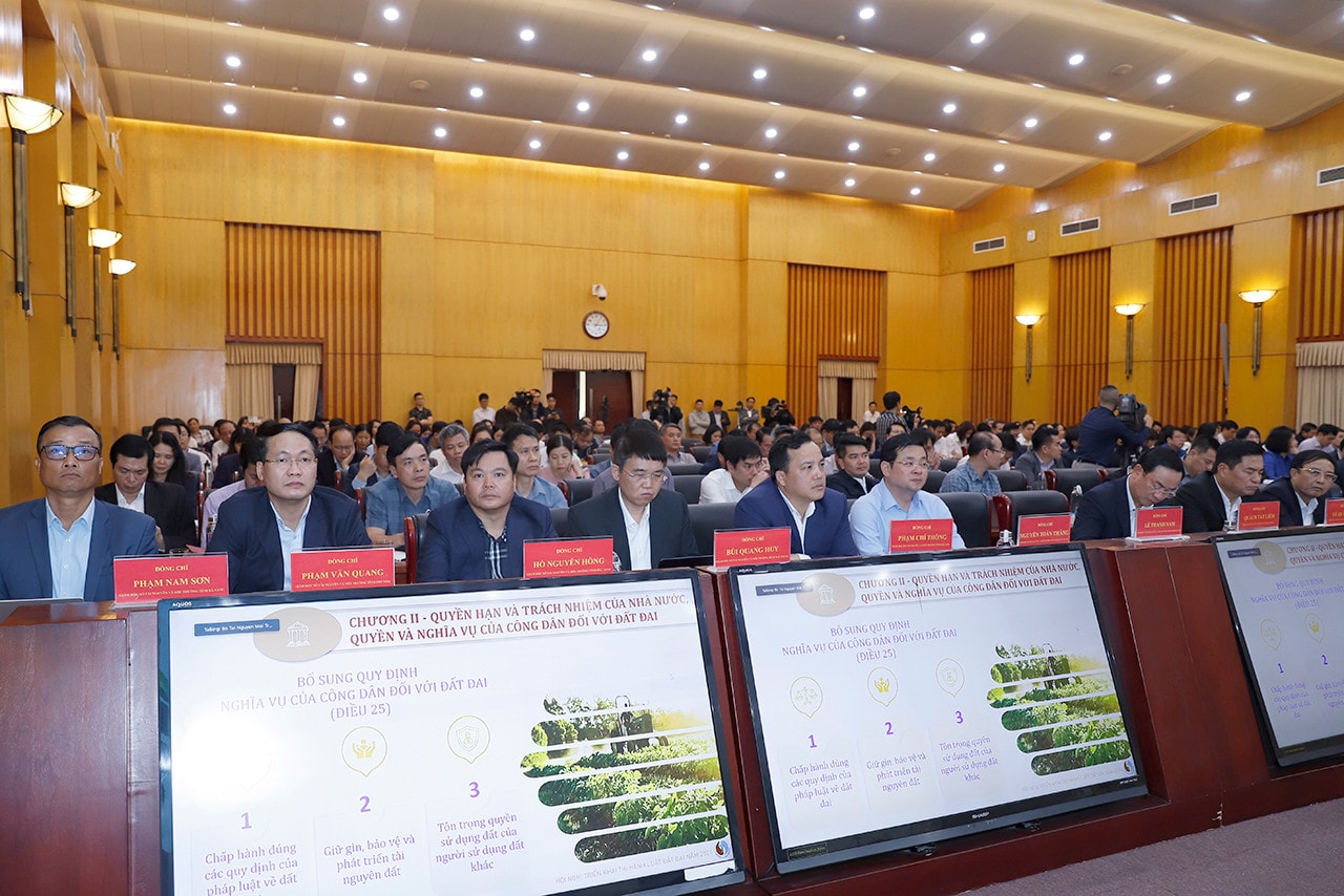 Bộ Tài nguyên và Môi trường đang khẩn trương xây dựng 6 Dự thảo Nghị định hướng dẫn thi hành Luật đất đai năm 2024 -0
