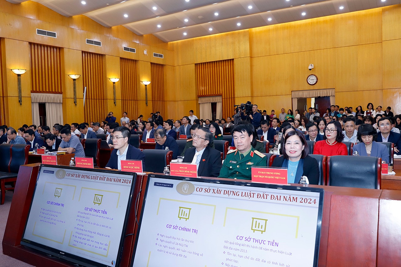 Bộ Tài nguyên và Môi trường đang khẩn trương xây dựng 6 Dự thảo Nghị định hướng dẫn thi hành Luật đất đai năm 2024 -0