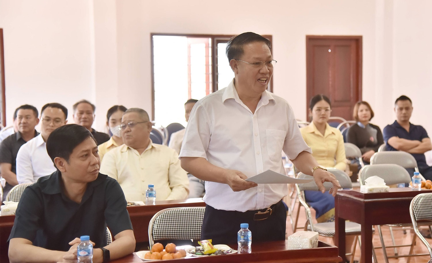 Tổng Thư ký Quốc hội, Chủ nhiệm Văn phòng Quốc hội Bùi Văn Cường gặp mặt Hội người Việt Nam tỉnh Oudomxay, Lào -0
