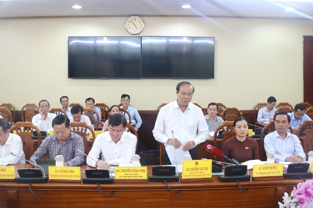 Đoàn giám sát của Quốc hội làm việc với UBND tỉnh Bà Rịa - Vũng Tàu về thực hiện Nghị quyết 43/2022/QH15