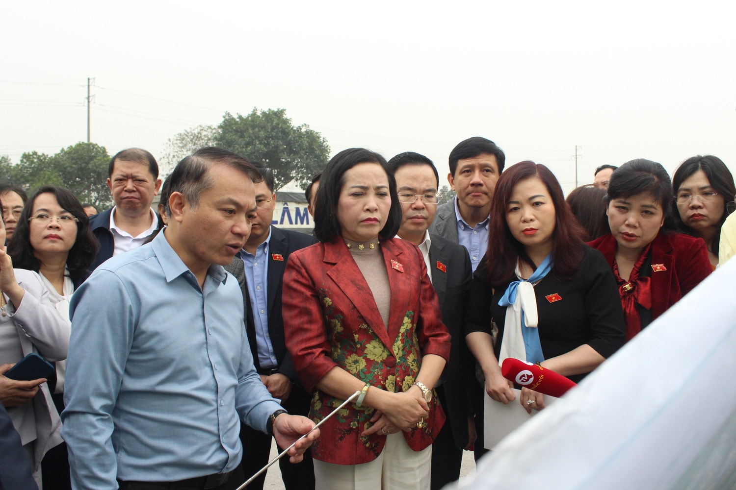 Đoàn giám sát của Quốc hội khảo sát thực tế dự án quan trọng quốc gia tại Hưng Yên -0