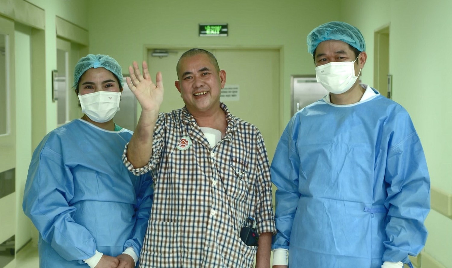 Bệnh nhân ghép tim đầu tiên tại Bệnh viện Trung ương Quân đội 108 được ra viện -0