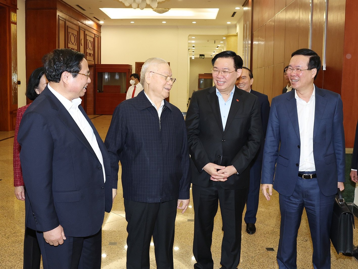 Tổng Bí thư Nguyễn Phú Trọng chủ trì phiên họp thứ nhất Tiểu ban Nhân sự Đại hội XIV của Đảng -0