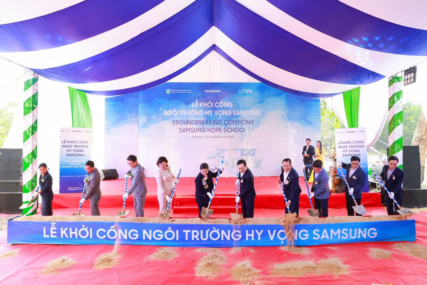 Samsung Việt Nam xây dựng Ngôi trường Hy vọng tại Bình Phước -0