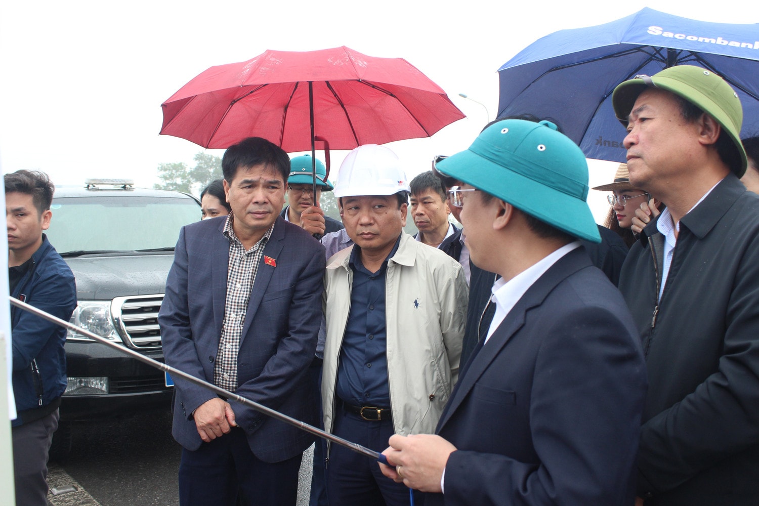 Đoàn giám sát của Quốc hội khảo sát tại điểm kết nối với đường cao tốc Cầu Giẽ - Ninh Bình Đoàn giám sát của Quốc hội khảo sát việc thực hiện dự án cao tốc Cao Bồ - Mai Sơn -0