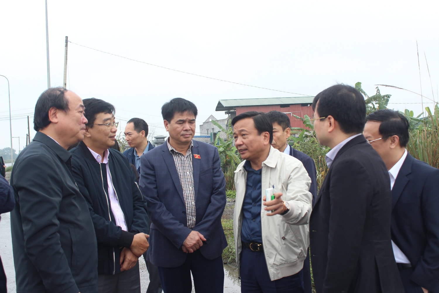 Đoàn giám sát của Quốc hội khảo sát thực tế tại điểm kết nối giữa cao tốc Cao Bồ - Mai Sơn với dự án cao tốc Mai Sơn - Quốc lộ 45 Đoàn giám sát của Quốc hội khảo sát việc thực hiện dự án cao tốc Cao Bồ - Mai Sơn -0