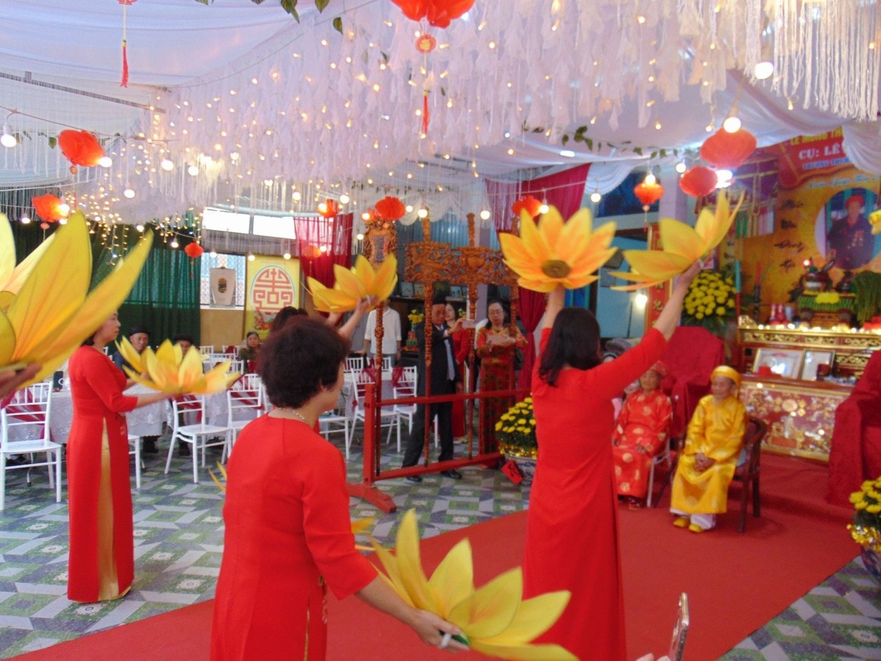 Lễ mừng đại thọ người chiến sỹ Vệ quốc quân Lê Bá Thạch -1