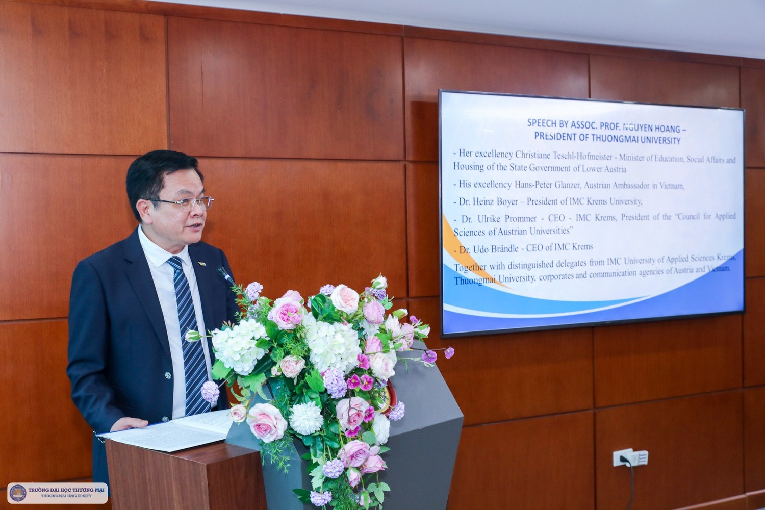 Trường Đại học Thương mại ký kết thỏa thuận hợp tác với Đại học Khoa học ứng dụng IMC KREMS (Áo) -0