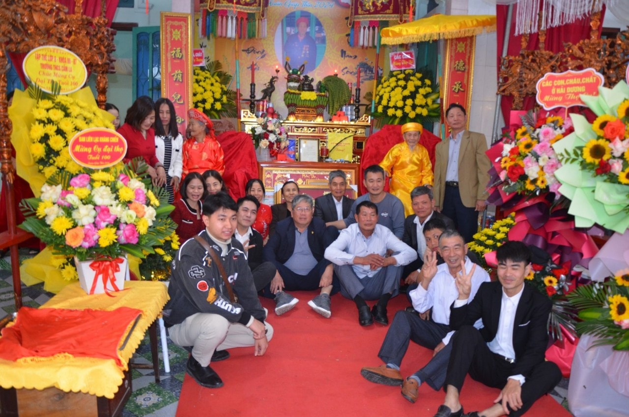 Lễ mừng đại thọ người chiến sỹ Vệ quốc quân Lê Bá Thạch -0