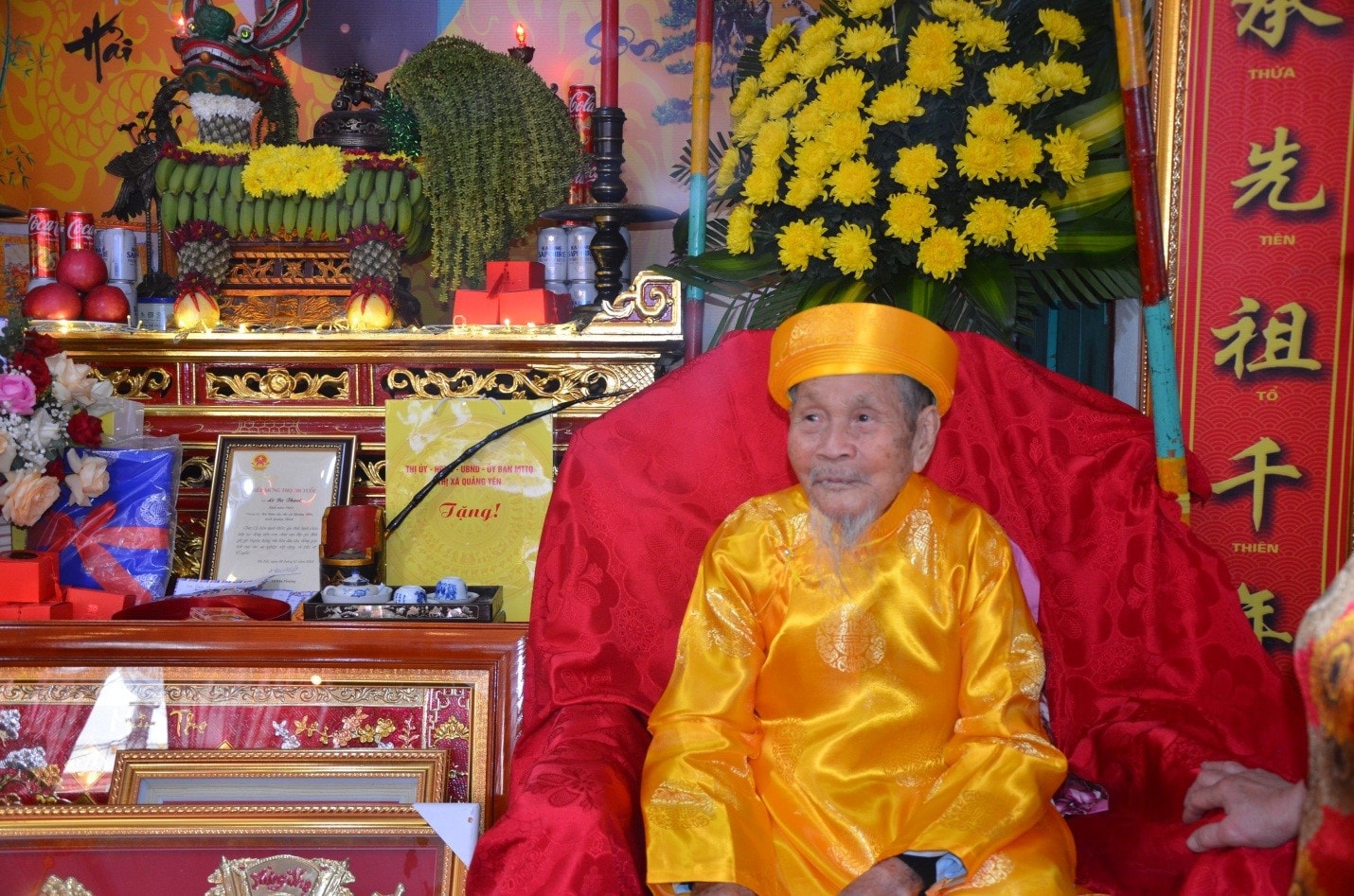 Lễ mừng đại thọ người chiến sỹ Vệ quốc quân Lê Bá Thạch - 0