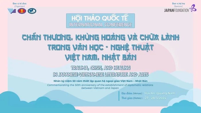 Hội thảo “Chấn thương, khủng hoảng và chữa lành trong văn học - nghệ thuật Việt Nam, Nhật Bản” sẽ tổ chức tại Hội An -0
