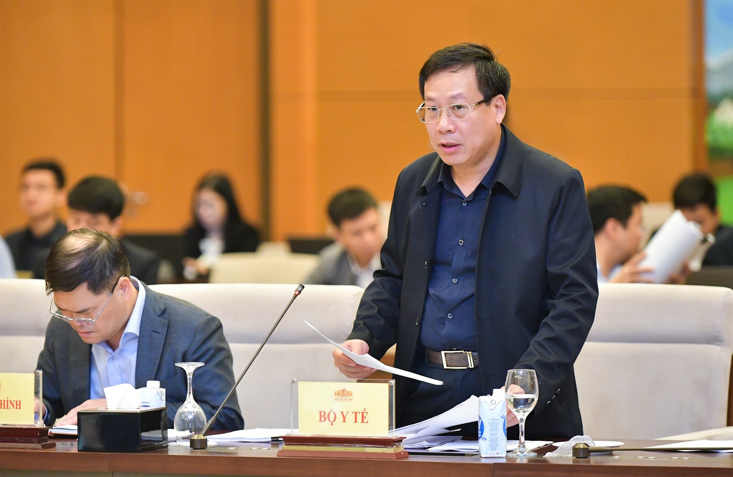 Phó Chủ tịch Quốc hội Nguyễn Đức Hải chủ trì cuộc làm việc với Ngân hàng Nhà nước, Ngân hàng Chính sách xã hội và 3 Bộ, ngành -0