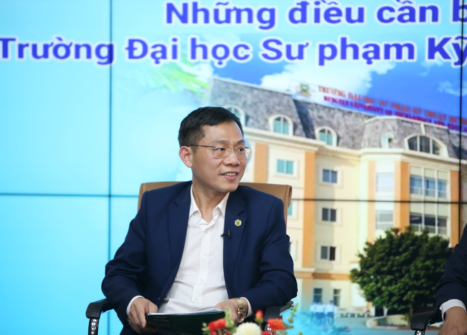 Ông Nguyễn Xuân Trường, Phó Trưởng phòng Đào tạo, Trường Đại học Sư phạm Kỹ thuật Hưng Yên (Ảnh: Đức Hiệp) Điều thí sinh cần lưu ý khi đăng ký xét tuyển vào Trường Đại học Sư phạm ỹ thuật Hưng Yên năm 2024 -0