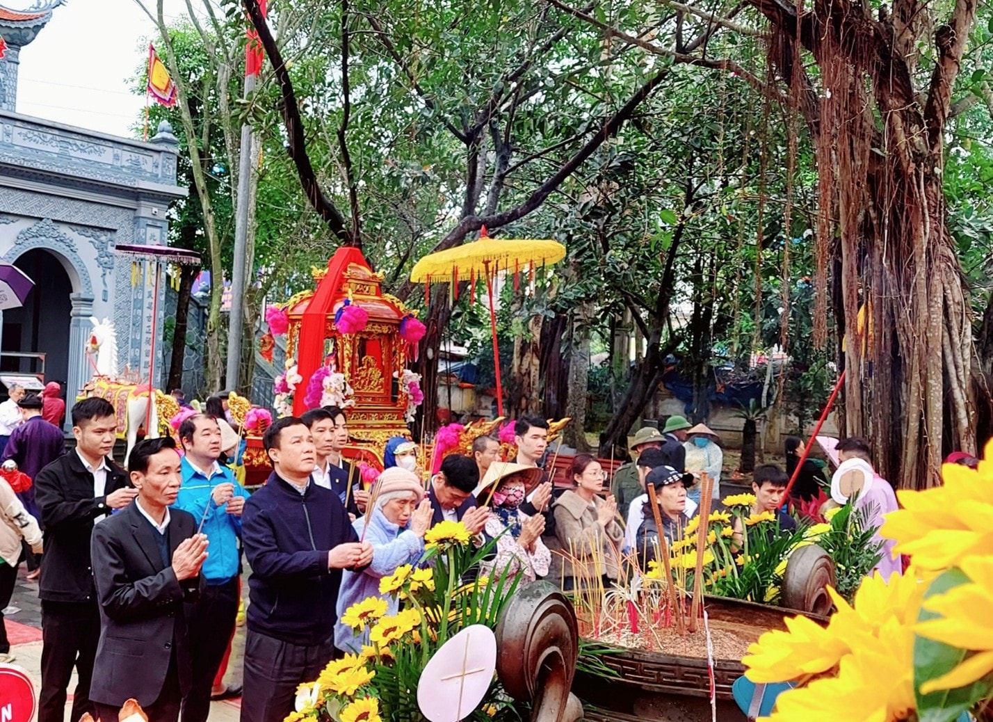 Hải Dương: Khai mạc Lễ hội Đền Tranh và Công bố Quyết định công nhận Di tích Đền Tranh là điểm du lịch -0