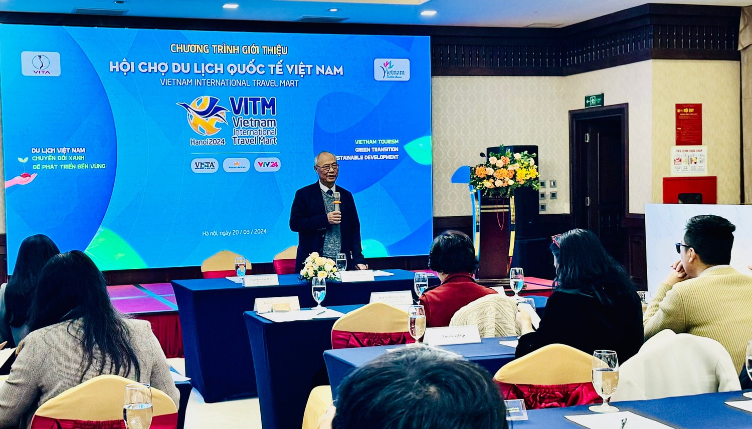 Họp báo Hội chợ Du lịch quốc tế Việt Nam - VITM Hà Nội 2024 sáng 20.3. Ảnh: HS