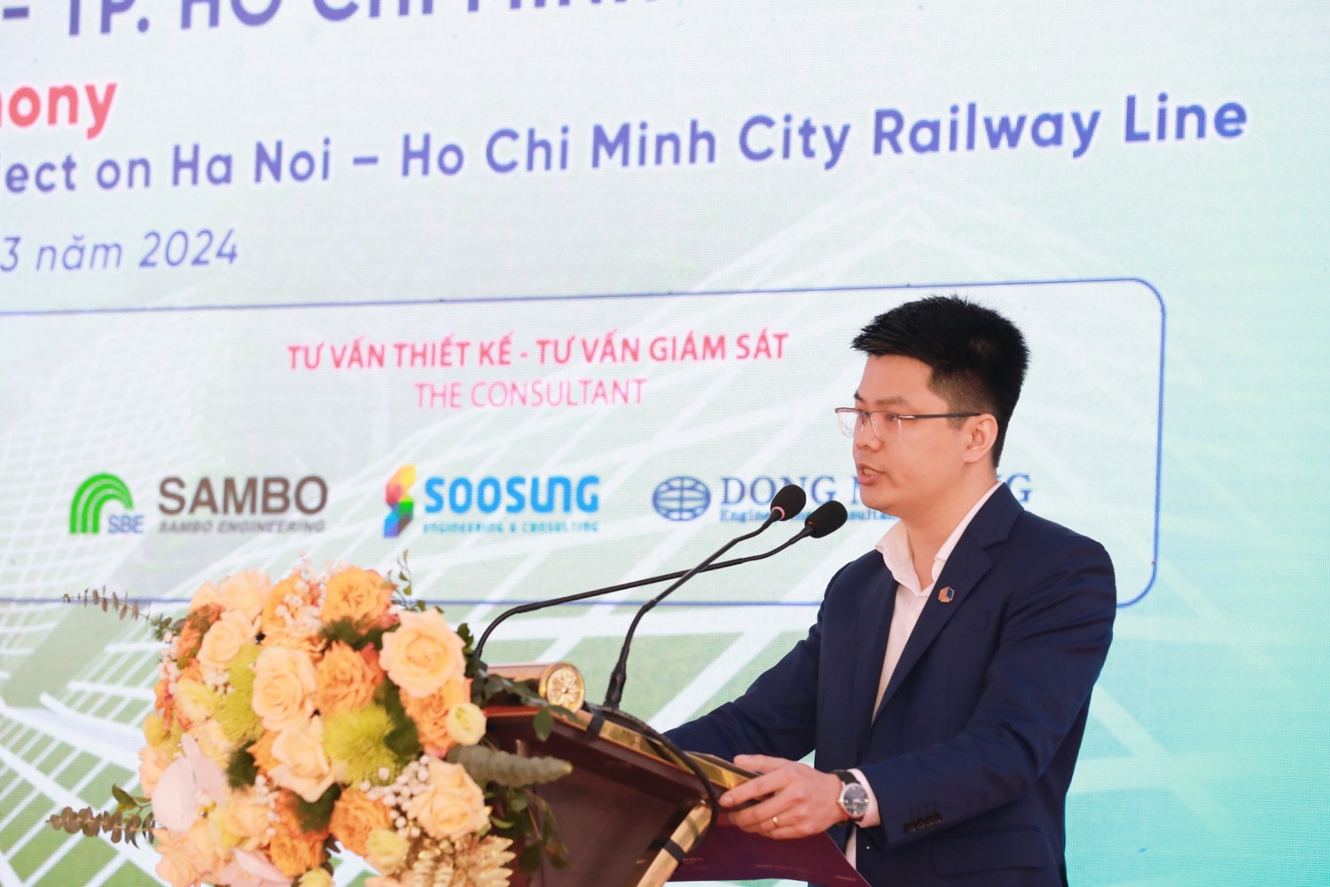 Bộ trưởng GTVT Nguyễn Văn Thắng dự khởi công dự án cải tạo đường sắt khu vực đèo Khe Nét -0
