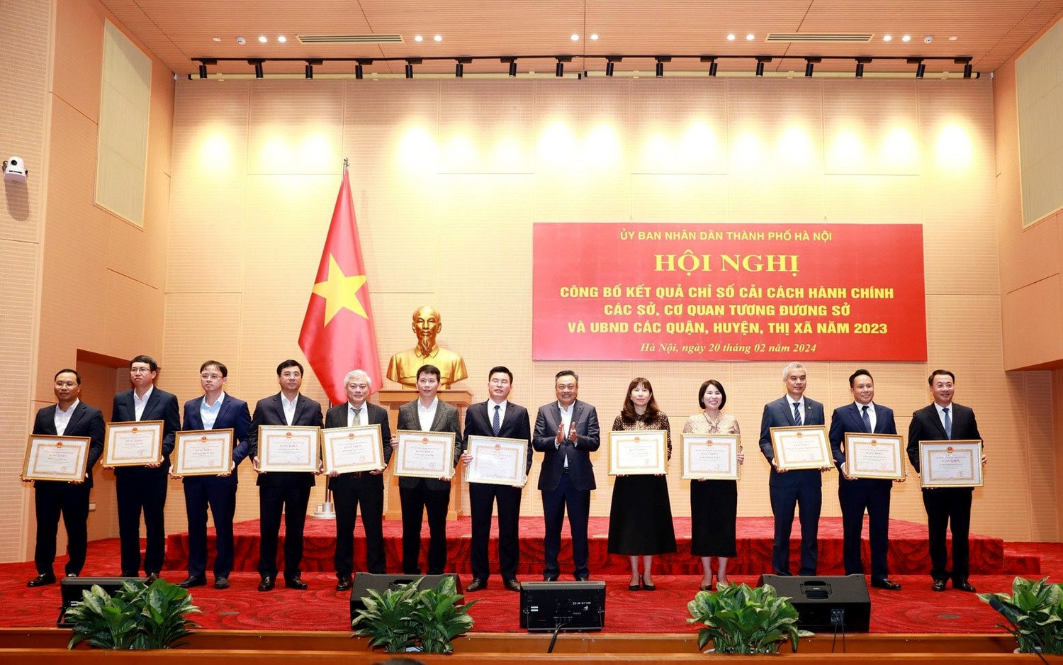 Trong năm 2023, chỉ số cải cách hành chính quận Nam Từ Liêm đứng thứ 2/30 quận, huyện của thành phố Hà Nội