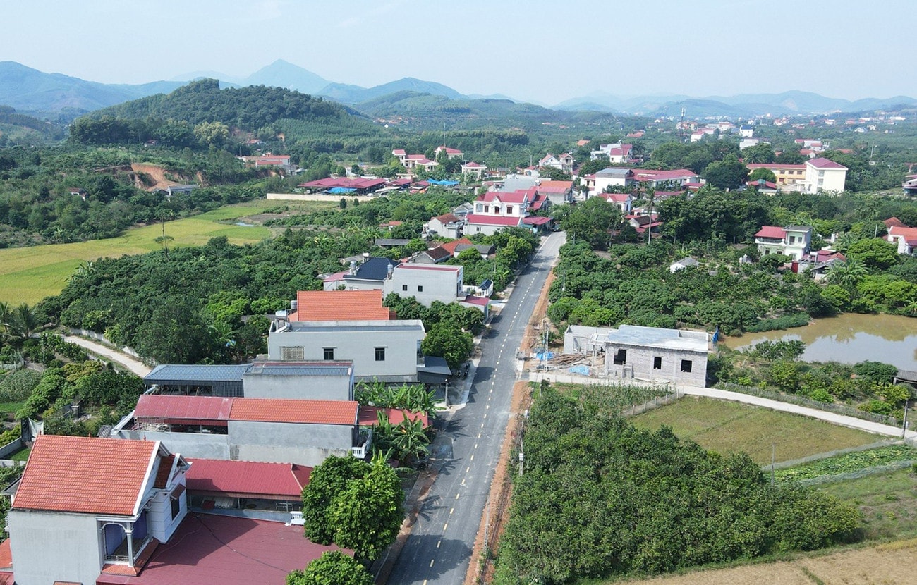 Huyện Yên Dũng duy trì, nâng cao chất lượng các tiêu chí huyện nông thôn mới. Ảnh: ITN