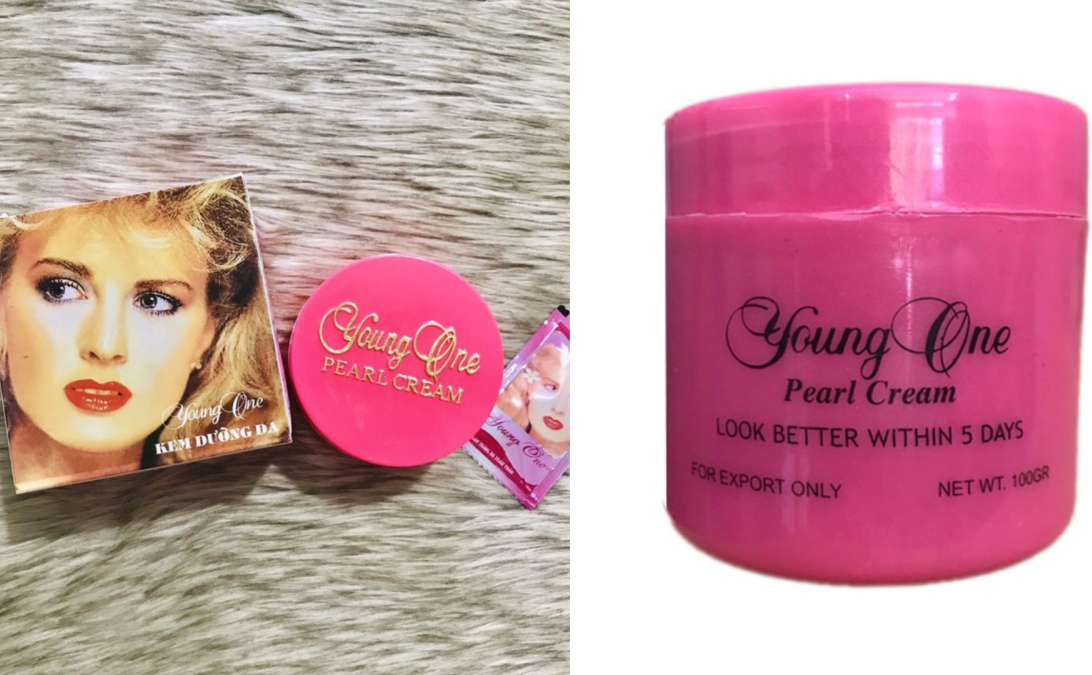 Mỹ phẩm kem dưỡng trắng da Young One - hộp 1 lọ 20g của Công ty TNHH hóa mỹ phẩm Chi Chi bị đình chỉ, thu hồi trên toàn quốc