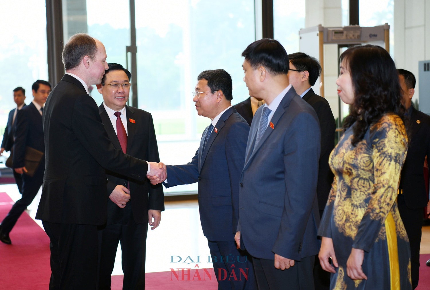 Chủ tịch Quốc hội Vương Đình Huệ chủ trì Lễ đón, hội đàm với Chủ tịch Quốc hội Phần Lan Jussi Halla-aho -0