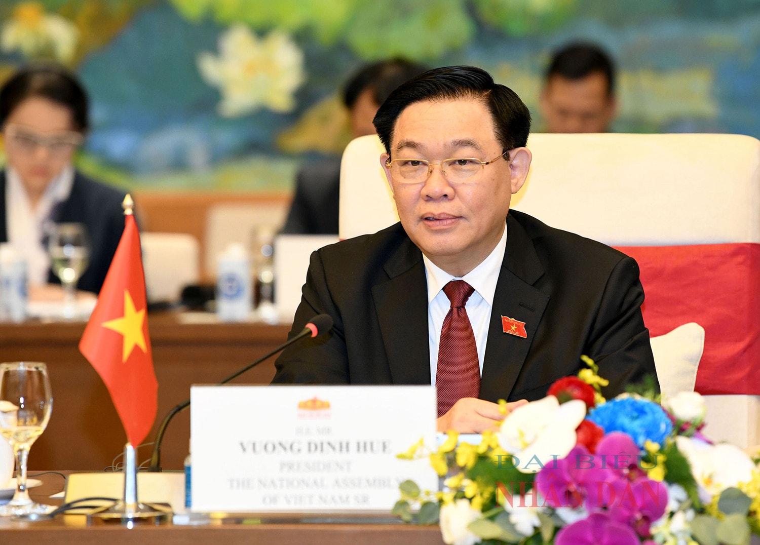 Chủ tịch Quốc hội Vương Đình Huệ chủ trì Lễ đón, hội đàm với Chủ tịch Quốc hội Phần Lan Jussi Halla-aho -0