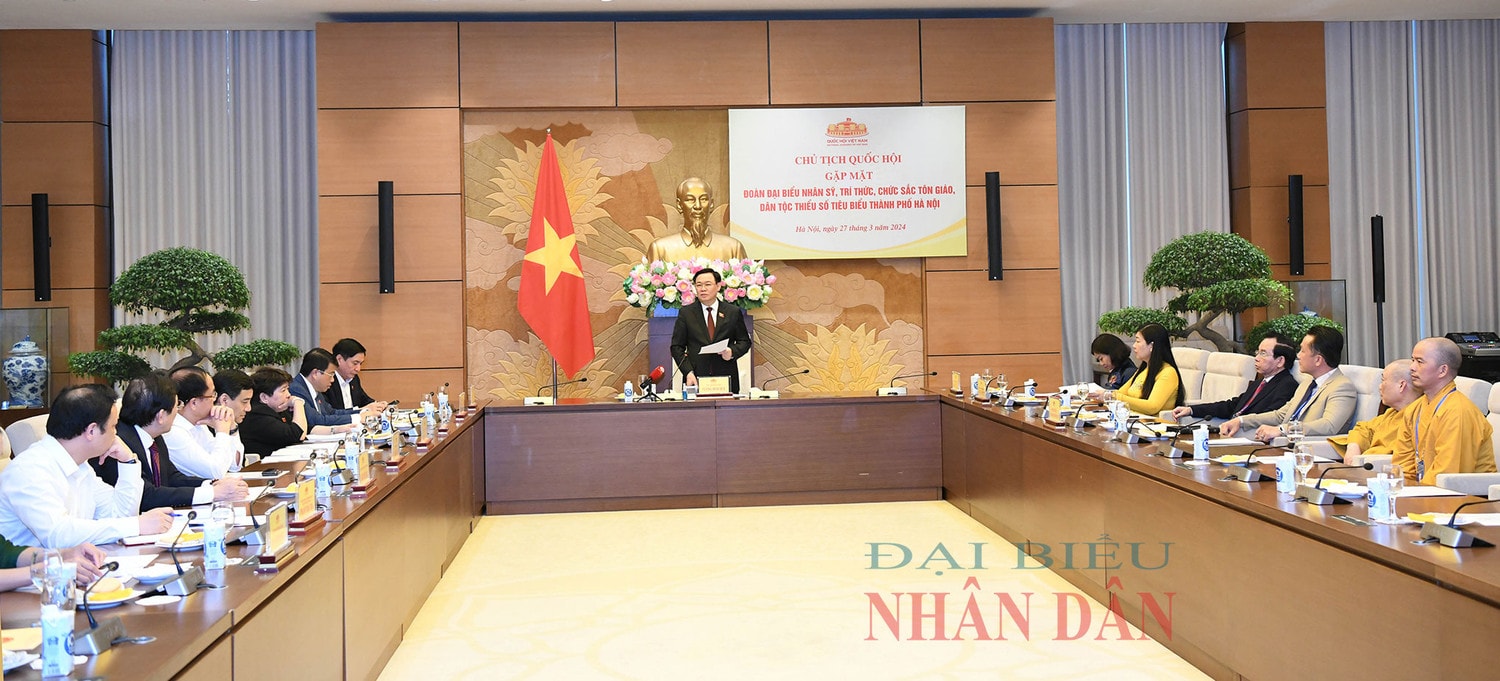 Chủ tịch Quốc hội Vương Đình Huệ: Tiếp tục khơi dậy khát vọng và trách nhiệm phát triển Thủ đô Hà Nội nghìn năm văn hiến, anh hùng -0