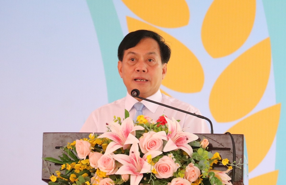Phó Chủ tịch UBND TP. Cần Thơ Nguyễn Ngọc Hè phát biểu TP Cần Thơ: Huyện Thới Lai sớm về đích huyện Nông thôn mới nâng cao vào năm 2025