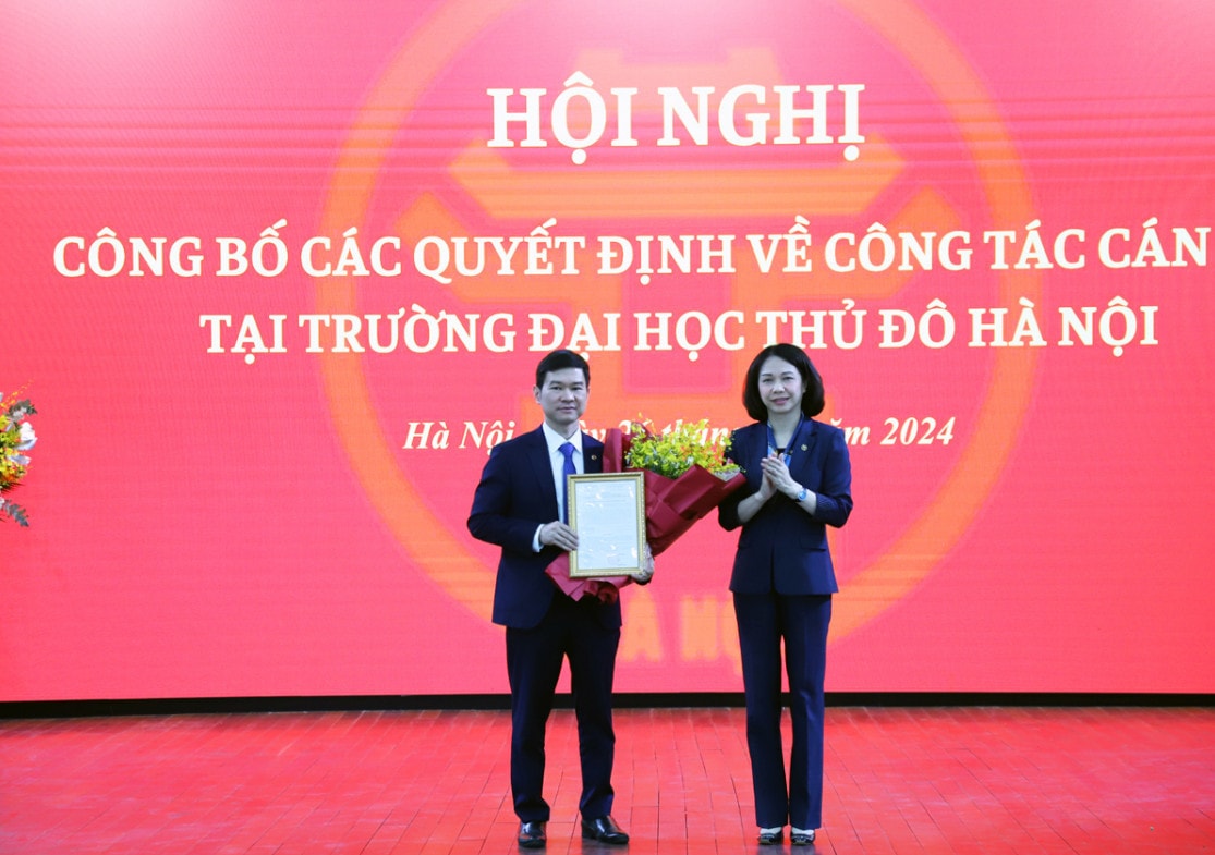 Tiến sĩ Đỗ Hồng Cường làm Hiệu trưởng Trường Đại học Thủ đô Hà Nội -0