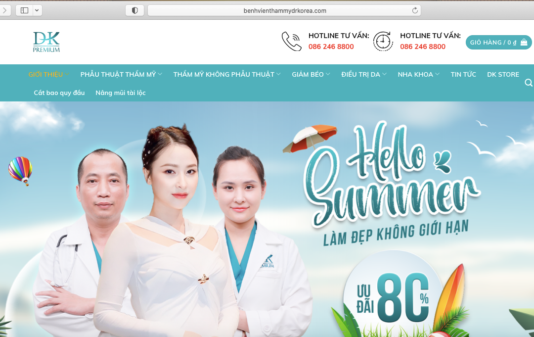 TP. Hồ Chí Minh: Tước giấy phép Thẩm mỹ viện DK Premium 