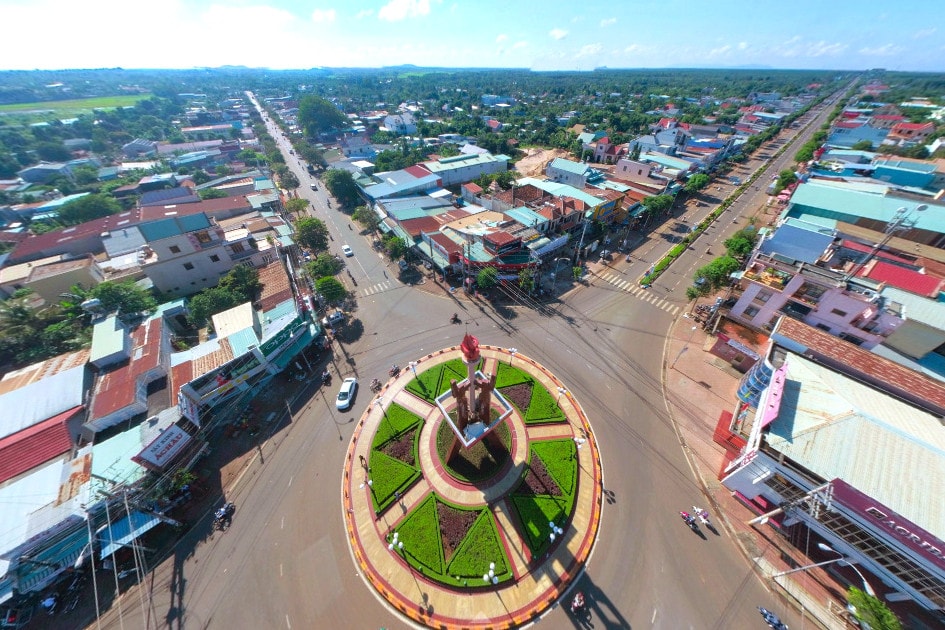 Một góc đô thị huyện Châu Đức
