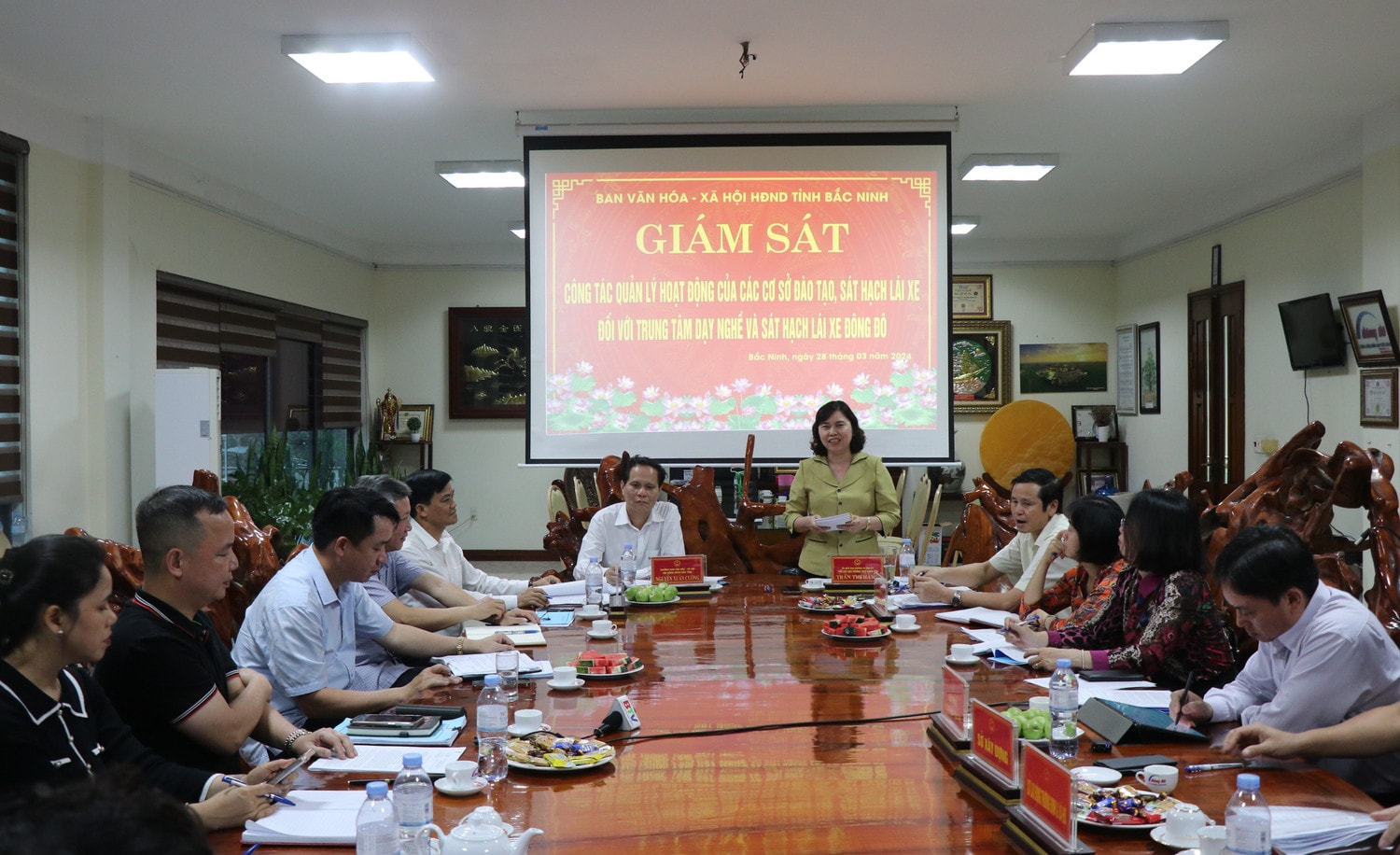 Bắc Ninh: Giám sát công tác hoạt động quản lý, đào tạo, sát hoạch, cấp giấy phép lái xe trên địa bàn tỉnh -0