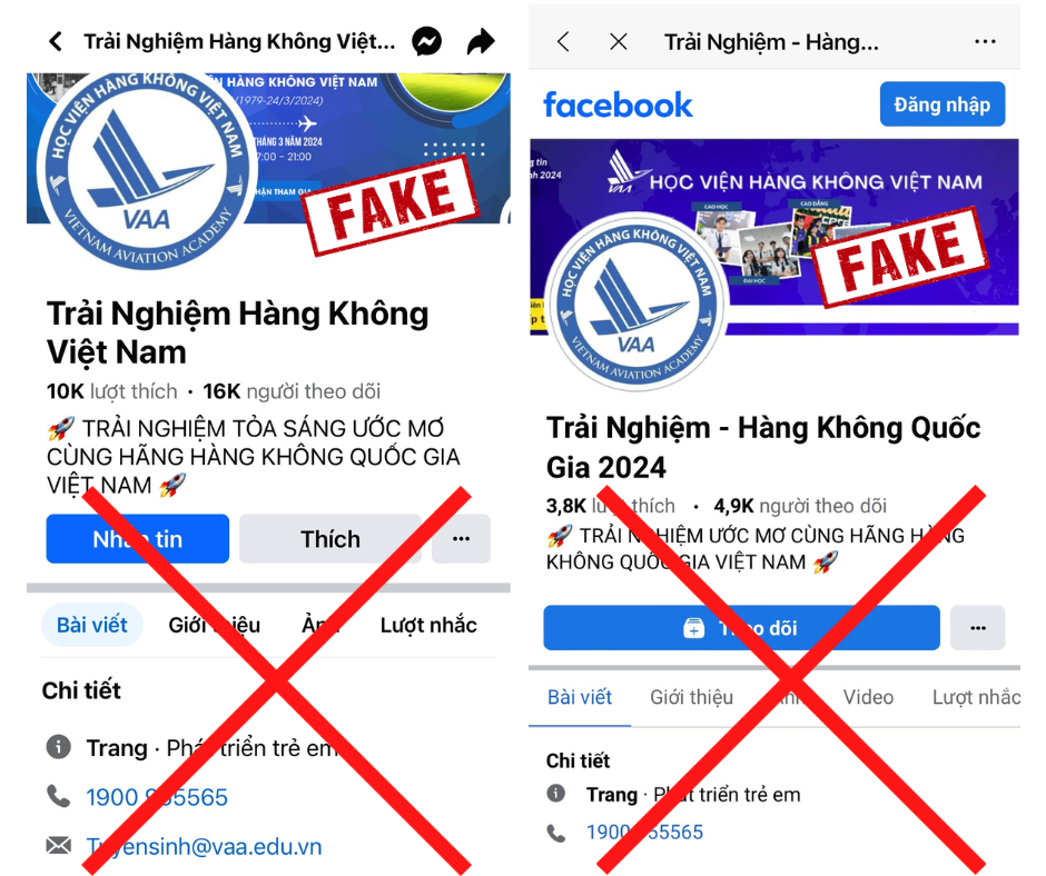 Học viện Hàng không Việt Nam cảnh báo: Khóa học trải nghiệm hàng không cho học sinh là lừa đảo -0